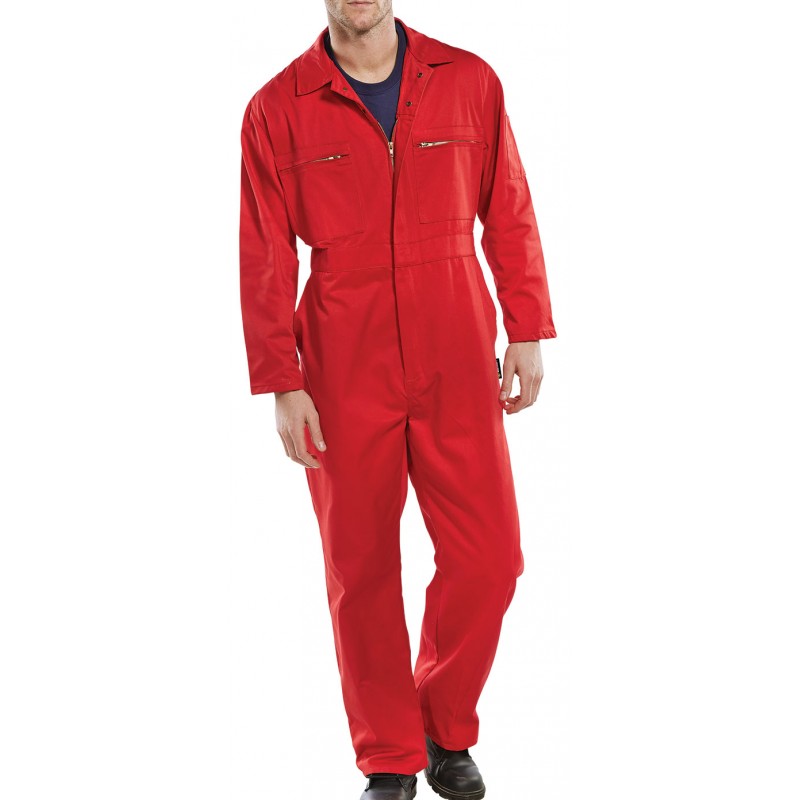 Super Click Heavyweight Coverall (Red)
