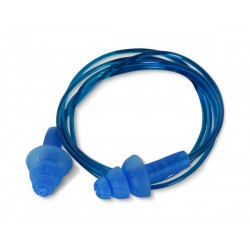 200 x Moulded Detectable Blue Ear Plugs
