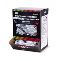 200 x QED Foam Detectable Blue Ear Plugs
