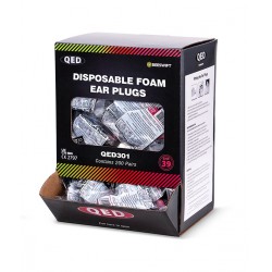 200 x QED Disposable Foam Ear Plugs
