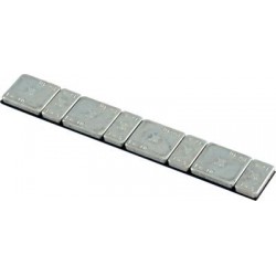 100 x 60g Strips of Adhesive Wheel Weights - Zinc Coated Steel