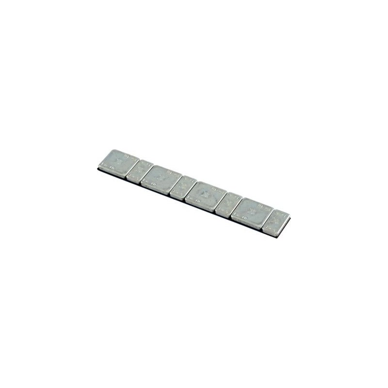 100 x 60g Strips of Adhesive Wheel Weights - Zinc Coated Steel