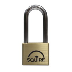 50mm Squire Solid Brass Padlock (Long Shank)