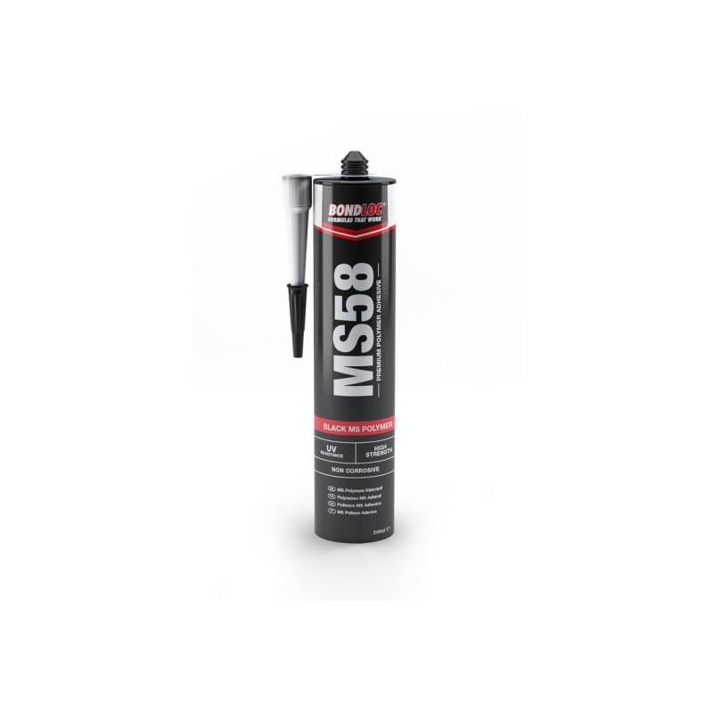3 x Black Bondloc MS58 Polymer Adhesive