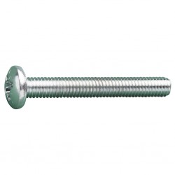 M4 X 6 Pozi Pan Machine Screws (DIN 7985)