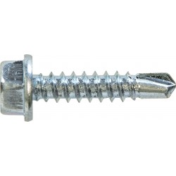 S/DRILL SCREWS (4.2 X 13mm) (HEX HEAD) (200)