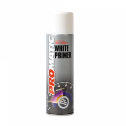 6 x White Primer Paint Aerosols (500ml)