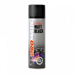 Matt Black Paint Aerosol (500ml)