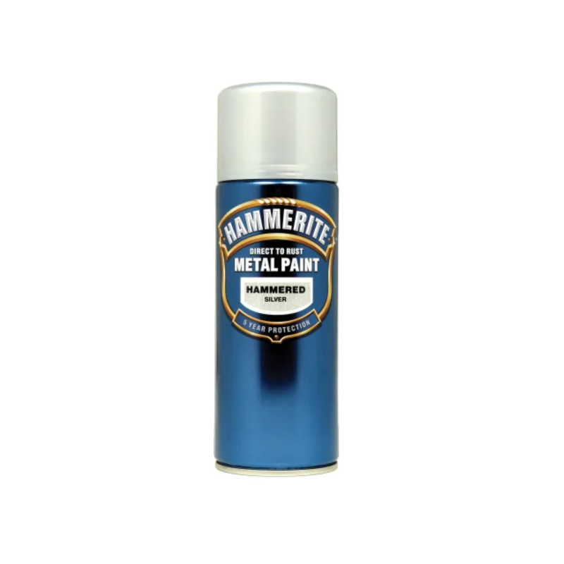 Silver Hammerite Paint (Hammered Finish) (400ml)