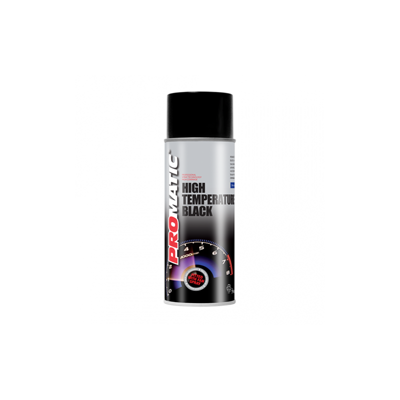 Black High Temp Paint Aerosol (400ml)