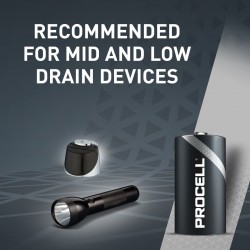 10 X D Procell Constant Power Batteries