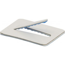 S/ADHESIVE METAL CABLE CLIPS (6mm) (50)