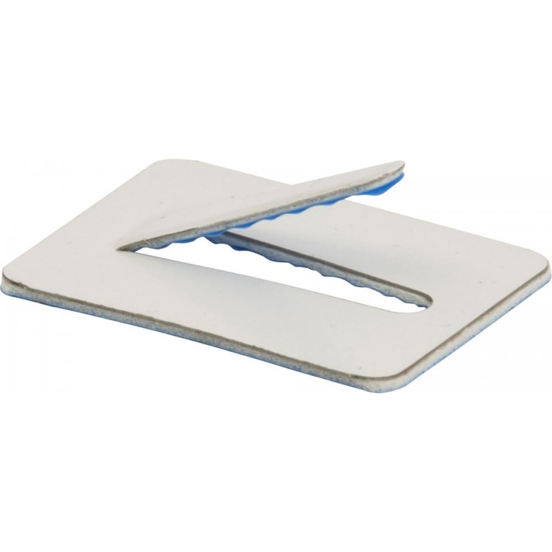 S/ADHESIVE METAL CABLE CLIPS (6mm) (50)