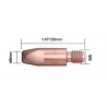 1.0mm MB25/MB36 BZL Mig Welding Contact Tips (6mm Thread)