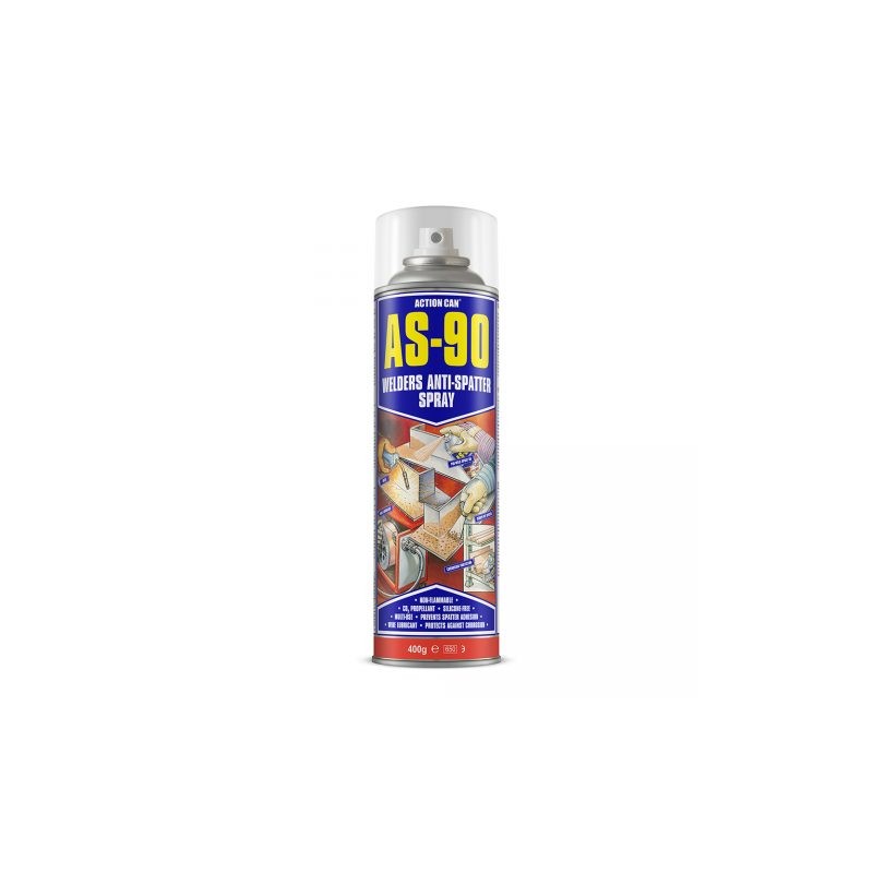 6 x AS 90 Welders Anti Spatter Spray (400ml)