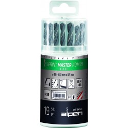 Alpen 'Sprint Master' HSS Jobber Drill Set (1.0 - 10.0mm)