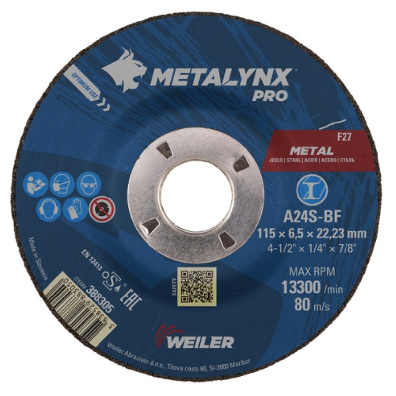 115 x 6.5mm Metalynx Pro Grinding Discs (5)