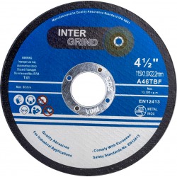 115 x 1.0mm Inter Grind Metal/Inox Cutting Discs (25)