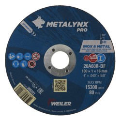 100 x 1.0mm Metalynx Pro Metal/Inox Cutting Discs (5)