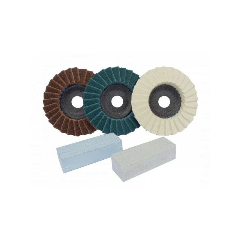 115mm Osborn Superior 5pc Polishing Kit