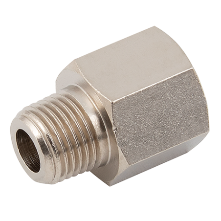 1/2F BSPP X 1/4M BSPT Reducing Connector