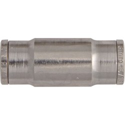BRASS 'PUSH-FIT' COUPLINGS (STRAIGHT) (4mm) (5)