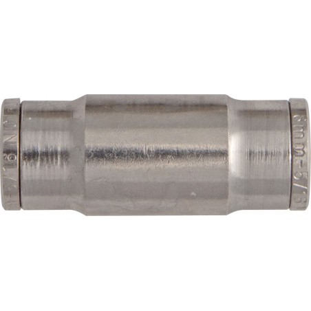 BRASS 'PUSH-FIT' COUPLINGS (STRAIGHT) (4mm) (5)