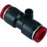 PLASTIC 'PUSH-FIT' COUPLING (NORGREN) (4mm) (5)
