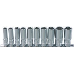 10 - 19mm 1/2" Drive Deep Socket Set (KS Tools)
