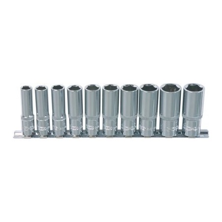 10 - 19mm 1/2" Drive Deep Socket Set (KS Tools)