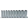 10 - 19mm 1/2" Drive Deep Socket Set (KS Tools)
