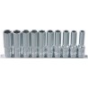 4 - 13mm 1/4" Drive Deep Socket Set (KS Tools)