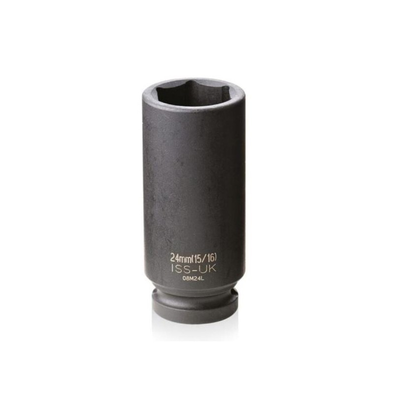 23mm ½” Drive Deep ISS Impact Socket - 6 Point