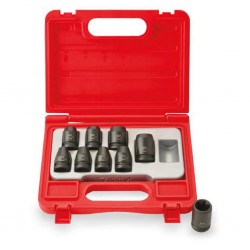 9pc 1/2" Drive ISS Female Torx Driver Set