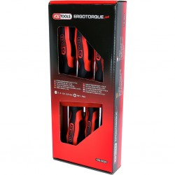 6pc Pozi/Slotted KS Tools 'ERGOTORQUEplus' screwdriver set
