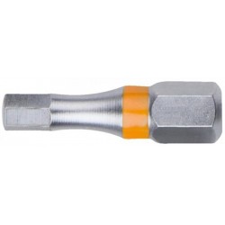 1 x 4mm 1/4" Drive Hexagon Screwdriver Bit