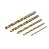 5pc Left-Hand Spiral Drill Bit Set