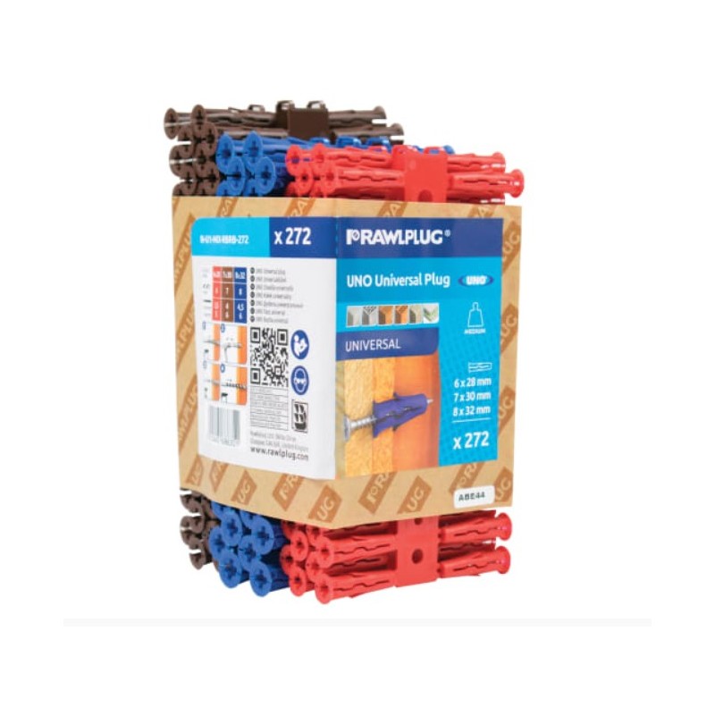 Mixed UNO Rawlplugs