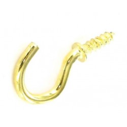 38mm Brass Cup Hooks