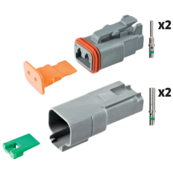 10 x 2-Way DT Connectors (Male & Female)
