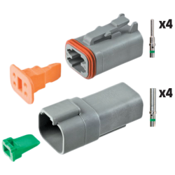 4-Way DT Connectors (Male & Female)