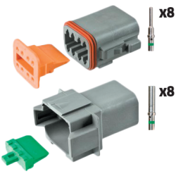 8-Way DT Connectors (Male & Female)