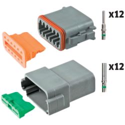 12-Way DT Connectors (Male & Female)