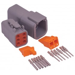 6-Way DTM Connectors (Male & Female)
