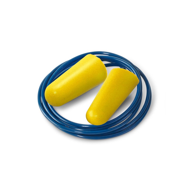 10 x QED Disposable Corded Foam Ear Plugs