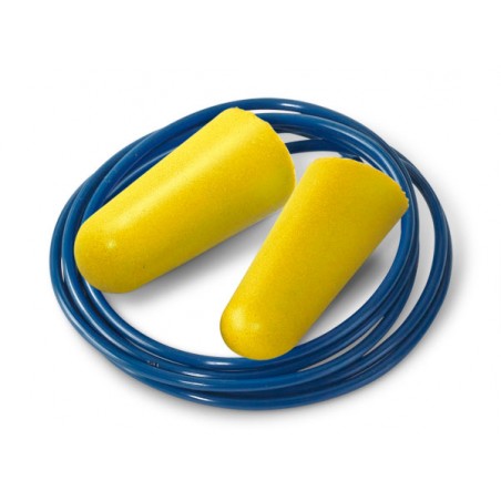 10 x QED Disposable Corded Foam Ear Plugs