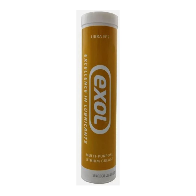 12 x Exol Libra Z005 EP2 Lithium Multi-purpose Grease (400g)