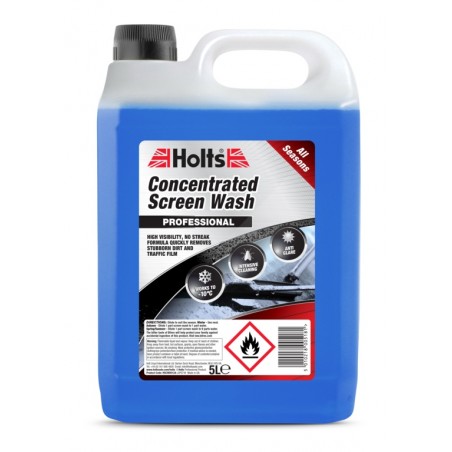 4 x 5ltr Holts Concentrated Screen Wash
