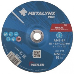 230 x 6.5mm Metalynx Pro Metal Grinding Discs (5)