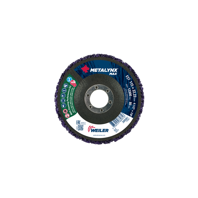 115mm 'Metalynx Max' Clean Non-Woven Discs (2)